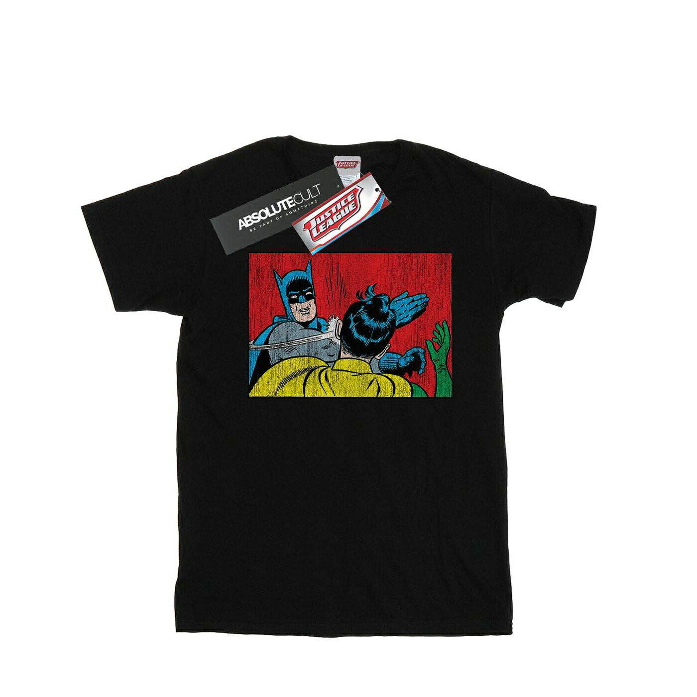 (バットマン) Batman オフィシャル商品 メンズ ロビン 半袖 Tシャツ トップス 【海外通販】