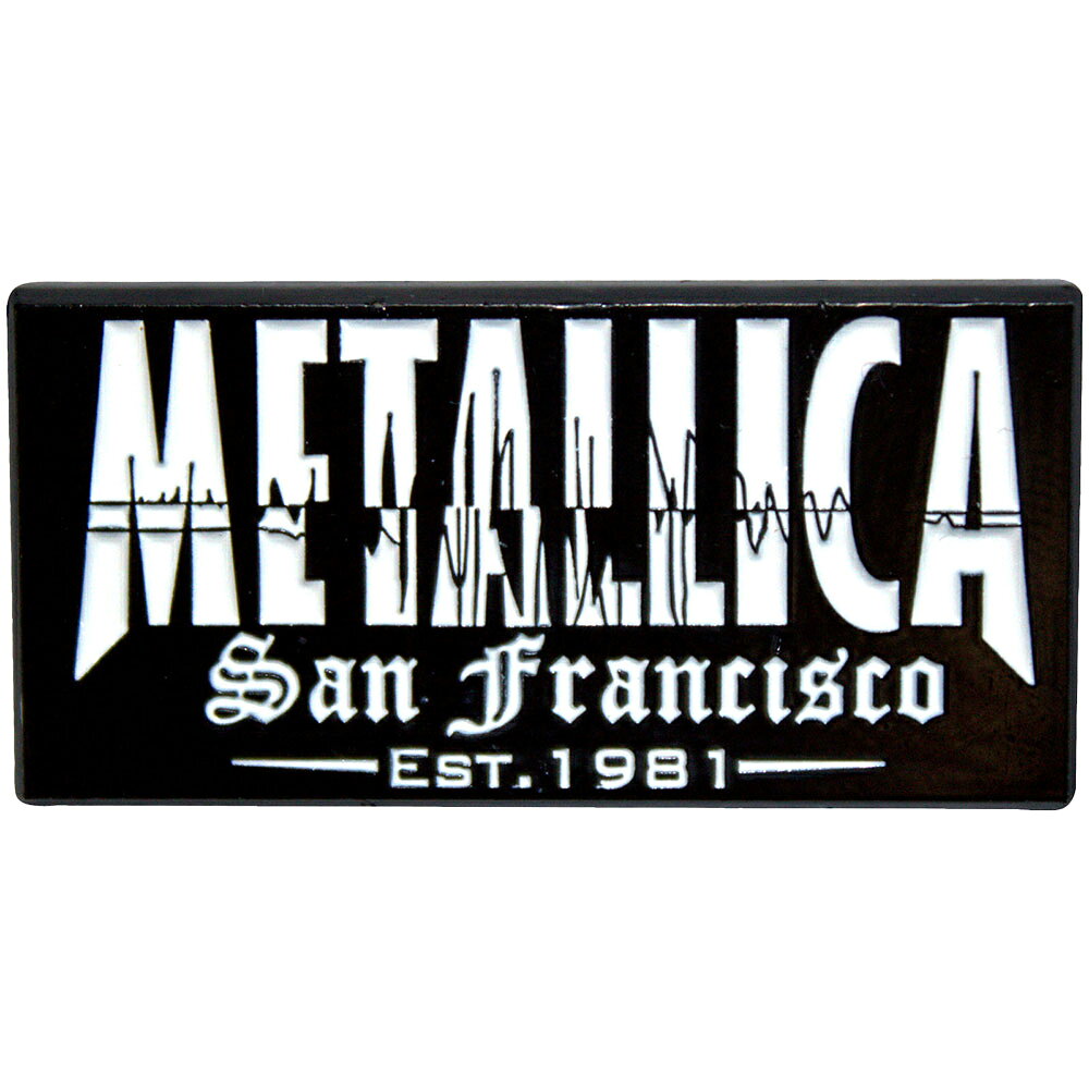 (メタリカ) Metallica オフィシャル商品 San Francisco Quake バッジ 【海外通販】