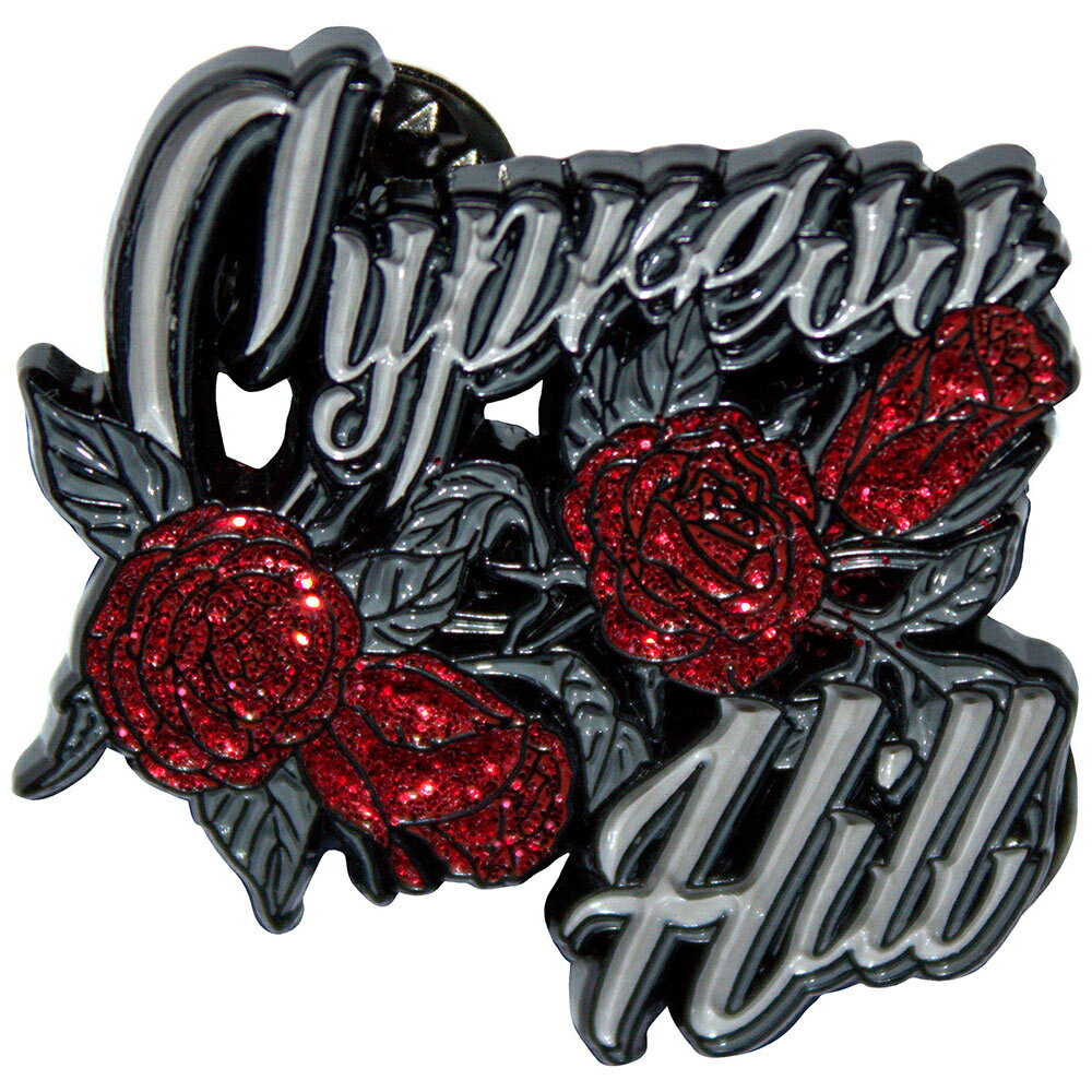 (サイプレス・ヒル) Cypress Hill オフィシャル商品 ローズ ロゴ バッジ 【海外通販】