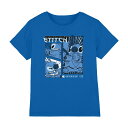(リロ・アンド・スティッチ) Lilo & Stitch オフィシャル商品 キッズ・子供 スティッチ Tシャツ Comic Strip 半袖 トップス 【海外通販】