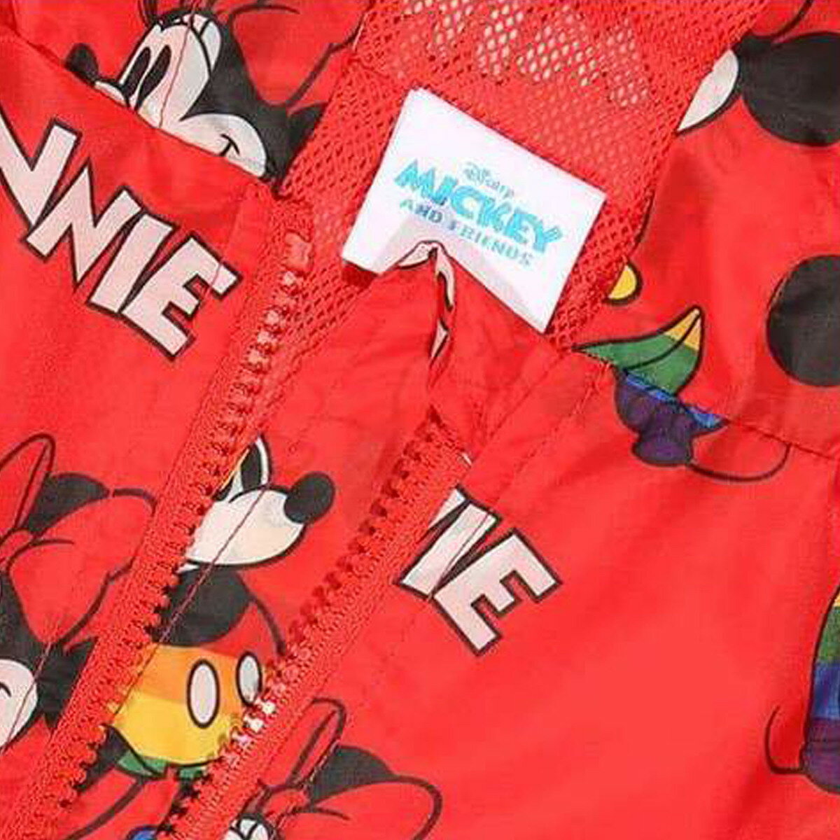 (ディズニー) Disney オフィシャル商品 キッズ・子供 ボーイズ Mickey and Minnie 全面柄 レインコート ジャケット アウター 【海外通販】