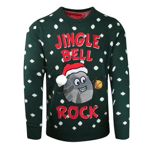 (ブレーブ・ソウル) Brave Soul メンズ Jingle Bell Rock ニット クリスマスジャンパー セーター 【海外通販】