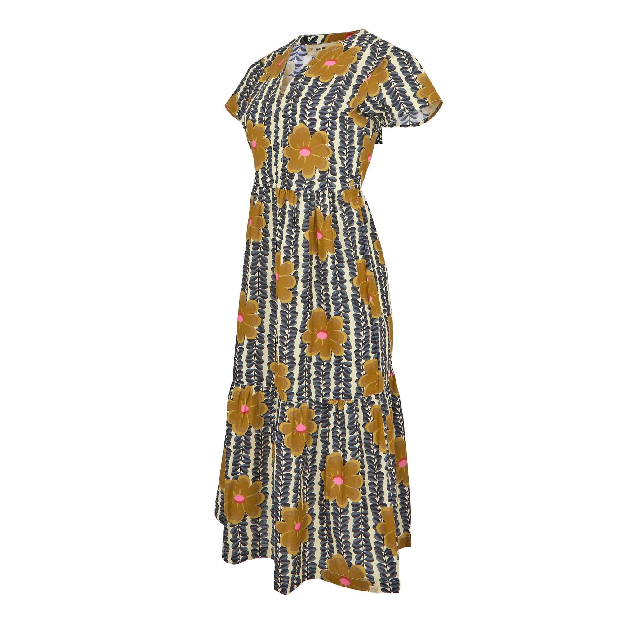 (レガッタ) Regatta レディース Orla Kiely Lotus ティアードスカートミディ 半袖 ワンピース 【海外通販】 3