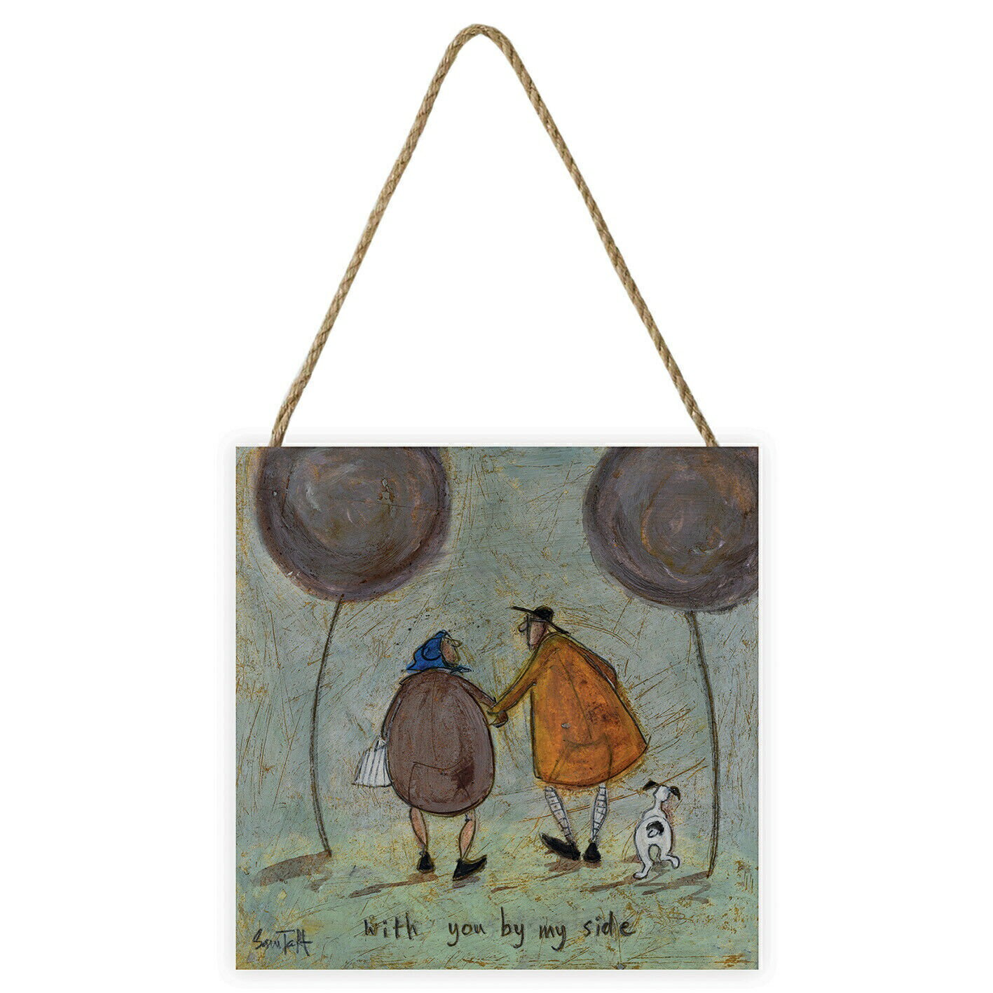 (サム・トフト) Sam Toft オフィシャル商品 With You By My Side ウッド ウォールサイン 【海外通販】