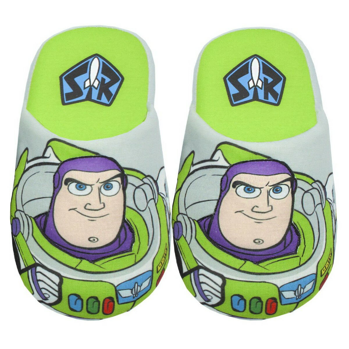 (トイストーリー) Toy Story オフィシャル商品 キッズ 子供 Buzz Lightyear 3D スリッパ 室内履き ルームシューズ 【海外通販】