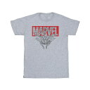 (スパイダーマン) Spider-Man オフィシャル商品 メンズ レッドロゴ 半袖 Tシャツ トップス 【海外通販】