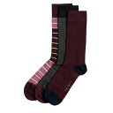 (テッド・ベーカー) Ted Baker ユニセックス Dude 靴下 ソックス (3足組) 【海外通販】