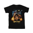 (ハリー・ポッター) Harry Potter オフィシャル商品 キッズ・子供用 賢者の石 ポスター 半袖 Tシャツ トップス 男の子 【海外通販】