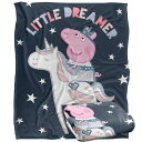 (ペッパピッグ) Peppa Pig オフィシャル商品 Little Dreamer フリースブランケット フリース毛布 【海外通販】