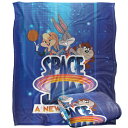 (スペース・プレイヤーズ) Space Jam: A New Legacy オフィシャル商品 ロゴ フリースブランケット キャラクター フリース毛布 【海外通販】