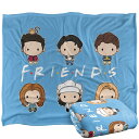 (フレンズ) Friends オフィシャル商品 ちびキャラ フリースブランケット フリース毛布 【海外通販】