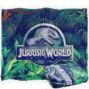 (ジュラシック・ワールド) Jurassic World オフィシャル商品 ジャングル フリースブランケット フリース毛布 【海外通販】