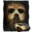 (13日の金曜日) Friday The 13th オフィシャル商品 Mask フリースブランケット フリース毛布 【海外通販】