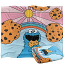 (セサミストリート) Sesame Street オフィシャル商品 Sunrise フリースブランケット クッキーモンスター フリース毛布 【海外通販】