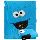 (セサミストリート) Sesame Street オフィシャル商品 Face フリースブランケット クッキーモンスター フリース毛布 【海外通販】
