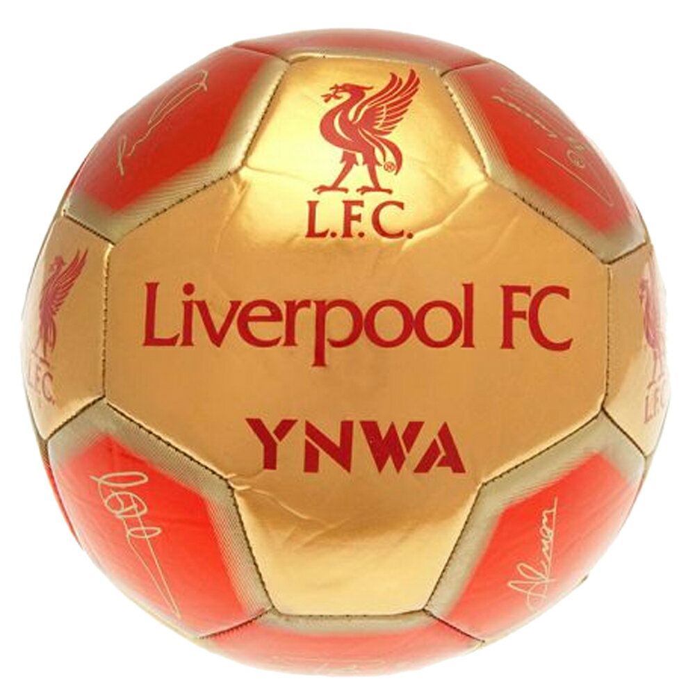 リバプール・フットボールクラブ Liverpool FC オフィシャル商品 プリントサイン入り サッカーボール ミニ ボール 【海外通販】