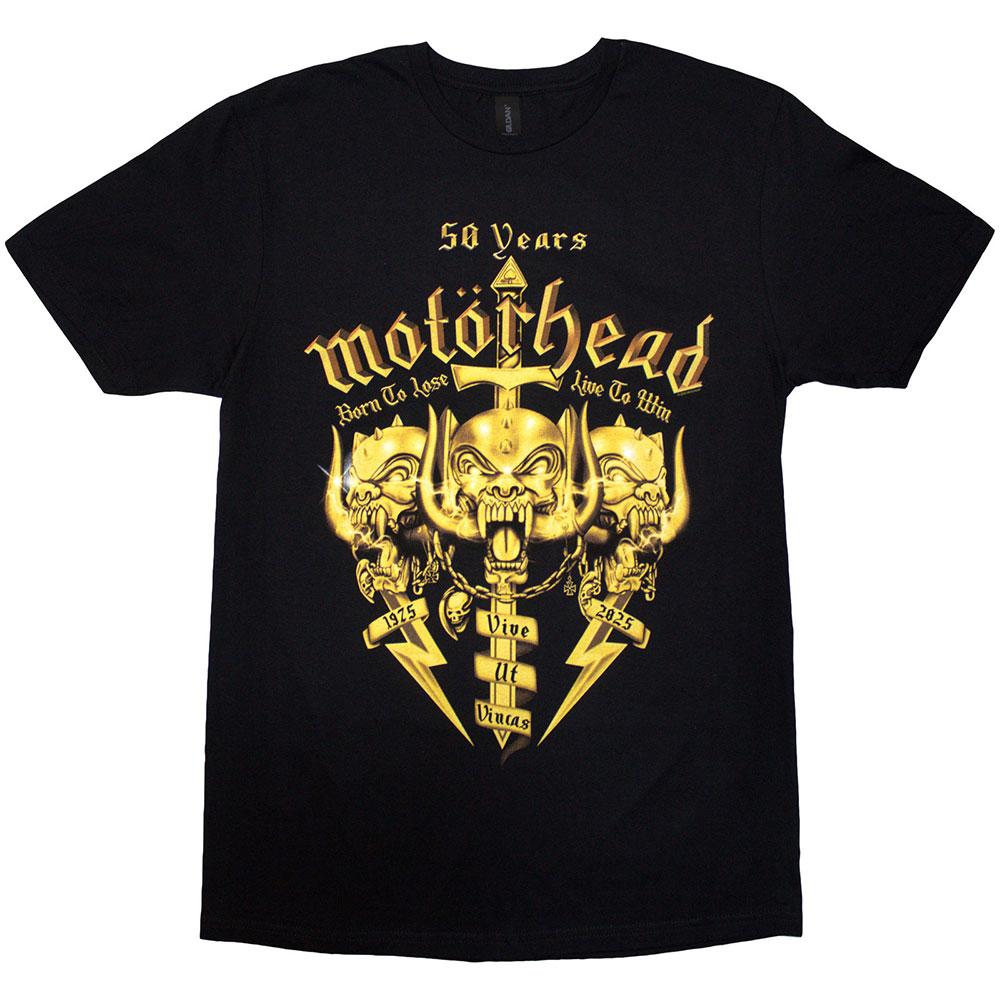 (モーターヘッド) Motorhead オフィシャル商品 ユニセックス 50 Years Swords & Warpig Tシャツ 半袖 トップス 
