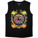 (フリートウッド・マック) Fleetwood Mac オフィシャル商品 ユニセックス Circle Floral タンクトップ ロゴ 袖なし トップス 【海外...