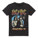 (エーシー・ディーシー) AC/DC オフィシャル商品 メンズ World Tour 79 Tシャツ 半袖 トップス 【海外通販】
