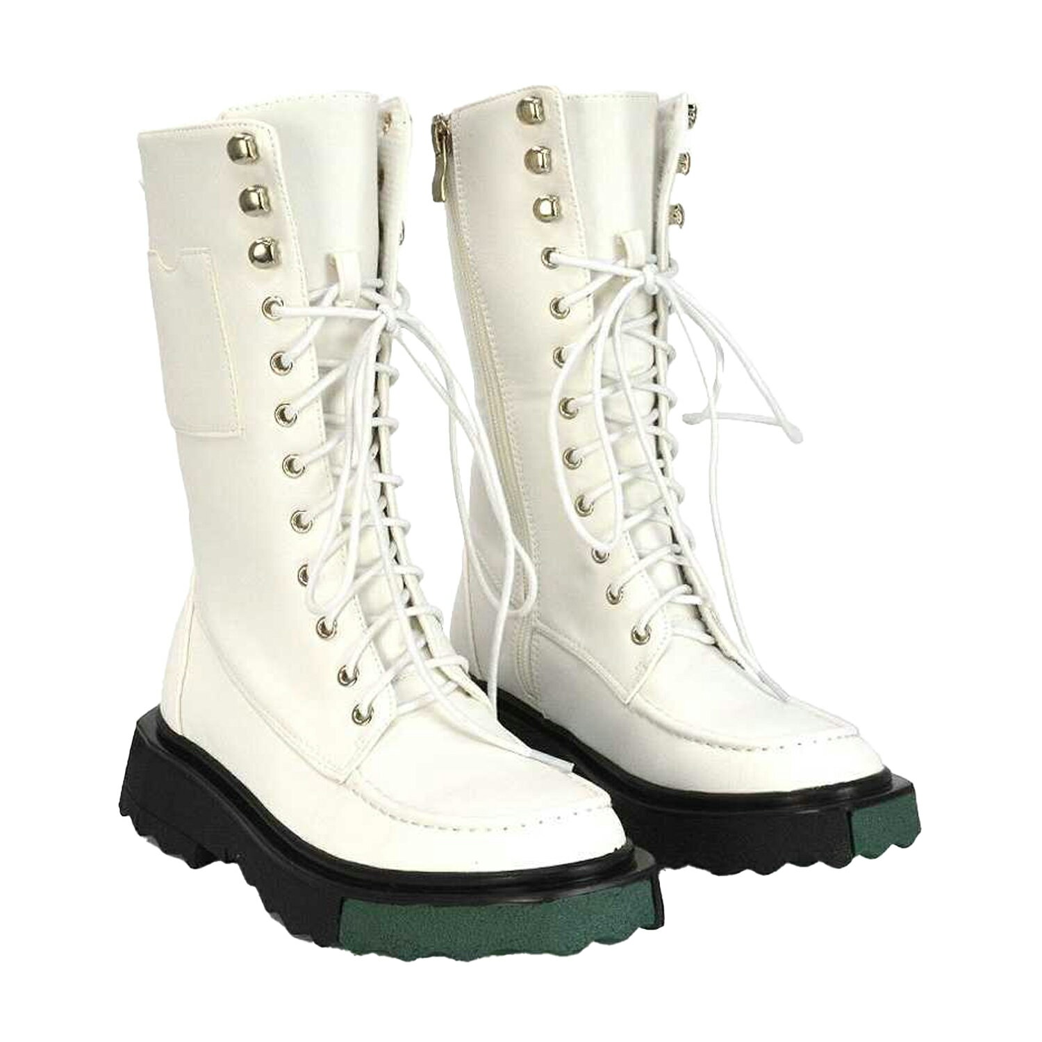 (XYロンドン) XY London レディース Blakely ブーツ 婦人靴 バイカーブーツ レースアップ カジュアル シューズ 【海外通販】