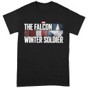 (ファルコン・アンド・ウィンター・?ソルジャー) The Falcon and The Winter Soldier オフィシャル商品 ユニセックス Action HR ロゴ Tシャツ 半袖 【海外通販】