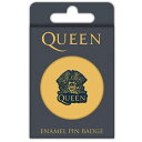 (クイーン) Queen オフィシャル商品 エナメル ロゴ バッジ 【海外通販】