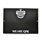 クイーンズ・パーク・レンジャーズ フットボールクラブ Queens Park Rangers FC オフィシャル商品 ロゴ 番地プレート ブリキ看板 【海外通販】