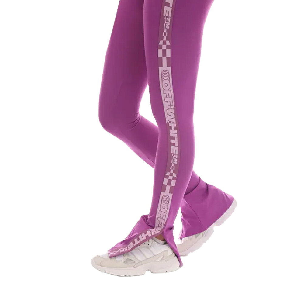 (���եۥ磻��) Off White ��ǥ����� Split ���� �쥮�� ������ �ܥȥॹ �ڳ������Ρ�