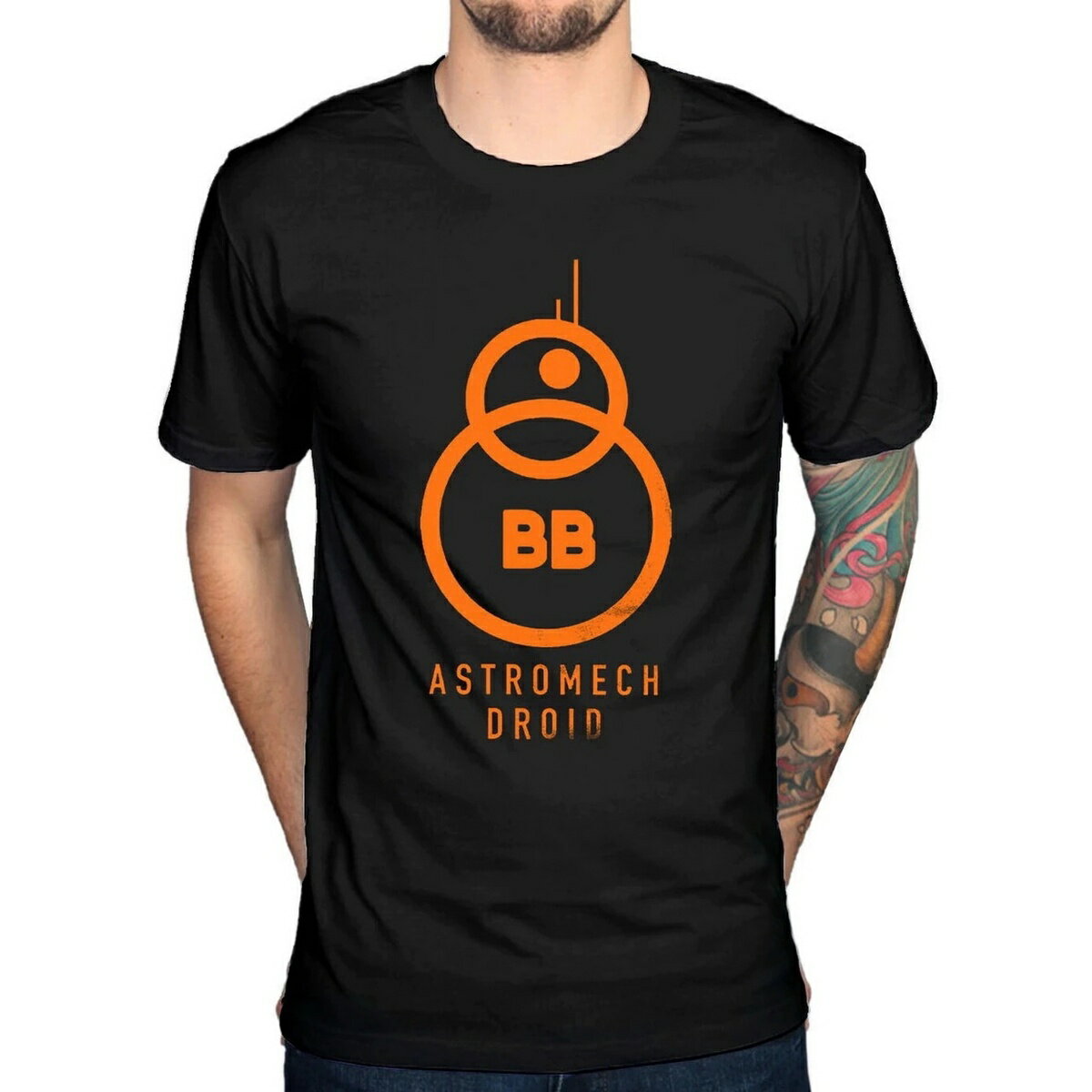 (スター・ウォーズ) Star Wars オフィシャル商品 メンズ The Force Awakens BB-8 Tシャツ 半袖 カットソー トップス 【海外通販】