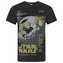 (スター ウォーズ) Star Wars オフィシャル商品 メンズ Rogue One メタリック デススター Tシャツ 半袖 カットソー トップス 【海外通販】