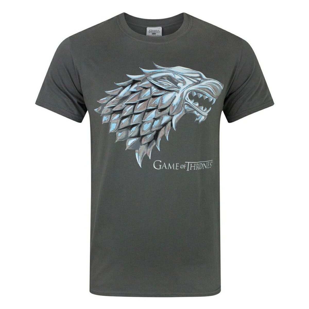 (ゲーム・オブ・スローンズ) Game Of Thrones オフィシャル商品 スターク家 Direwolf メンズ Tシャツ 半袖 カットソー トップス 