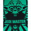 (スター・ウォーズ) Star Wars オフィシャル商品 メンズ Yoda Jedi Master ポスター Tシャツ 半袖 カットソー トップス 【海外通販】