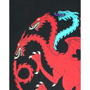 (ゲーム・オブ・スローンズ) Game Of Thrones オフィシャル商品 メンズ Ice and Fire Dragons エンブレム Tシャツ 半袖 カットソー トップス 