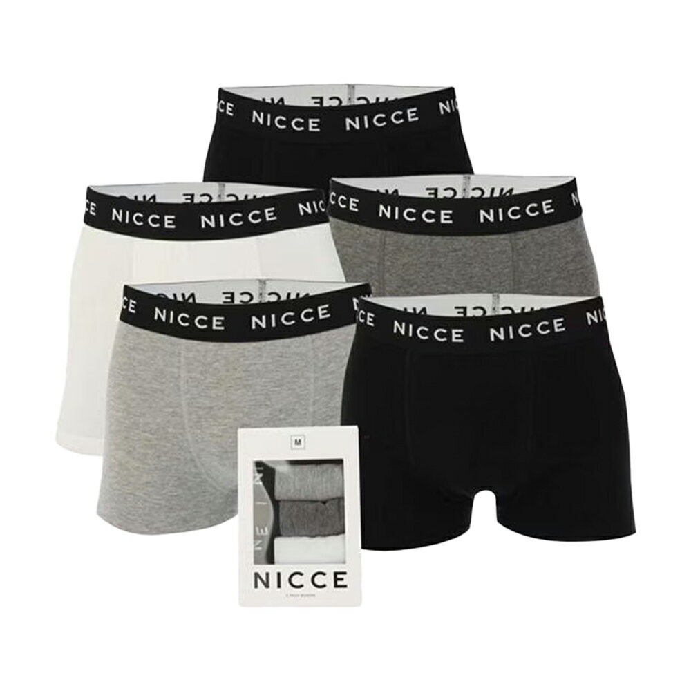 (ニッチェ) Nicce メンズ Haunton ボクサーショーツ 下着 パンツ セット (5枚組) 【海外通販】