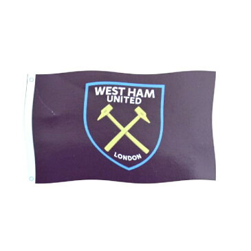 ウェストハム・ユナイテッド フットボールクラブ West Ham FC オフィシャル商品 フラッグ 応援旗 【楽天海外直送】