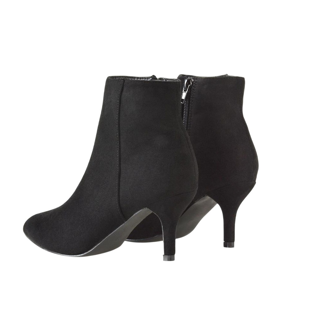 (XYロンドン) XY London レディース Anastsia ブーツ 婦人靴 サイドファスナー ミッドキトゥンヒール アンクルブーツ カジュアル シューズ 【海外通販】