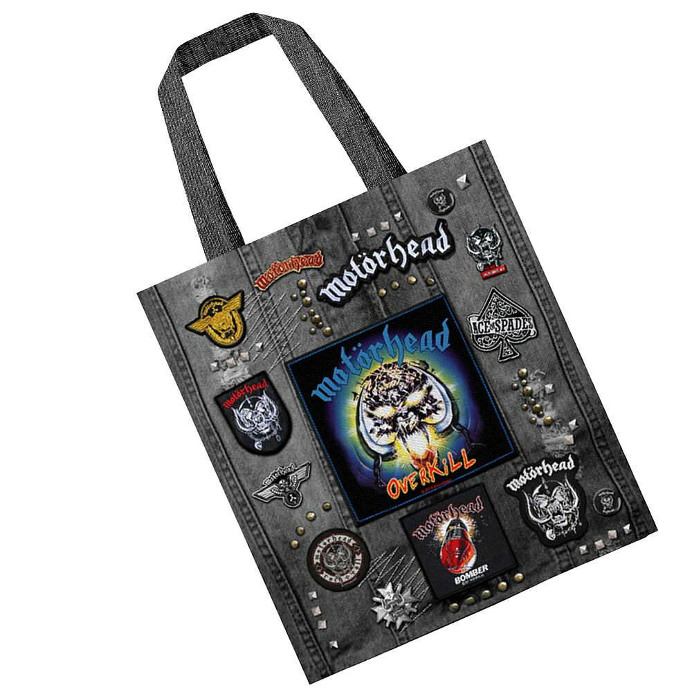 (モーターヘッド) Motorhead オフィシャル商品 Overkill トートバッグ エコバッグ 布バッグ 【海外通販】