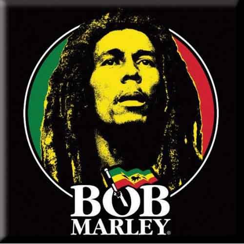 Rakuten - (ボブ・マーリー) Bob Marley オフィシャル商品 Face フリッジマグネット ロゴ 冷蔵庫 磁石 (1個) 【海外通販】