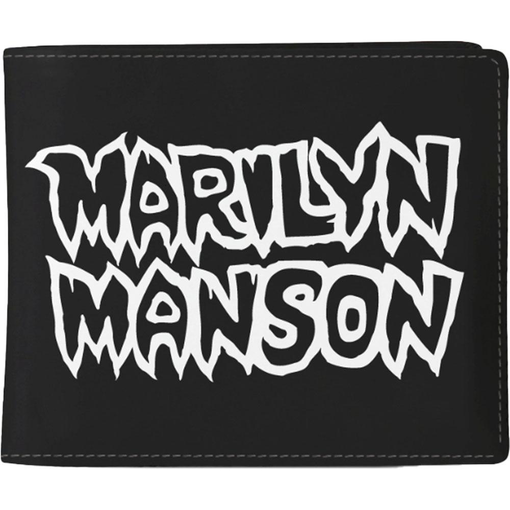 U, 吉 - (マリリン・マンソン) Marilyn Manson オフィシャル商品 ロゴ 財布 ウォレット 【海外通販】