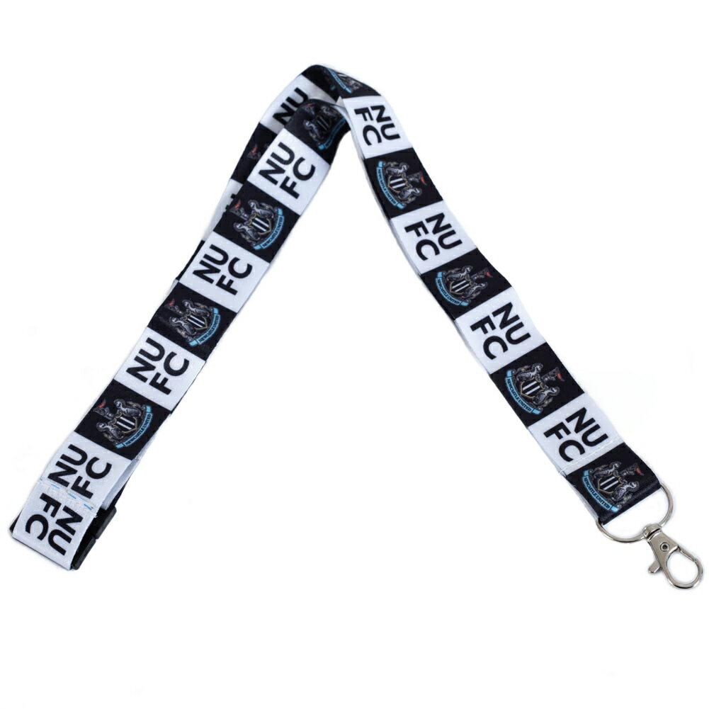ニューカッスル・ユナイテッド フットボールクラブ Newcastle United FC オフィシャル商品 クレスト ランヤード ネックストラップ 【海外通販】
