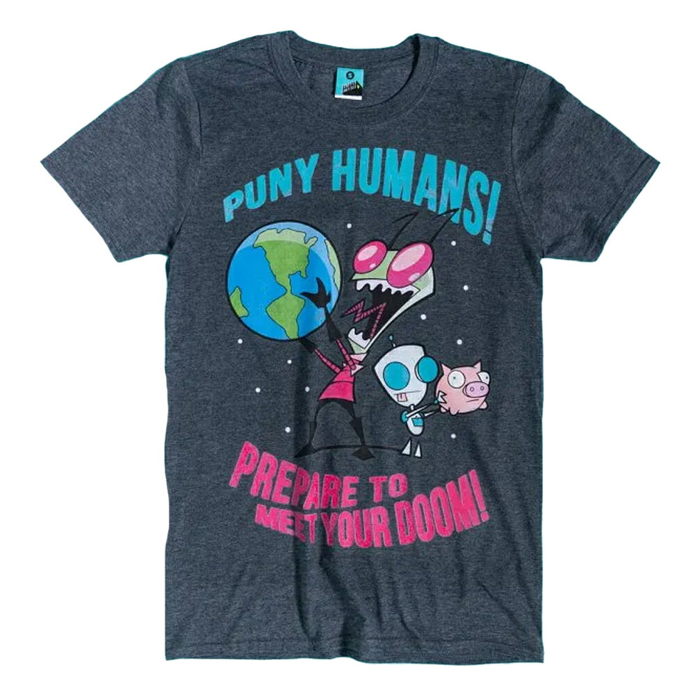 (インベーダー・ジム) Invader Zim オフィシャル商品 ユニセックス Meet Your Doom Tシャツ 半袖 トップス 【海外通販】