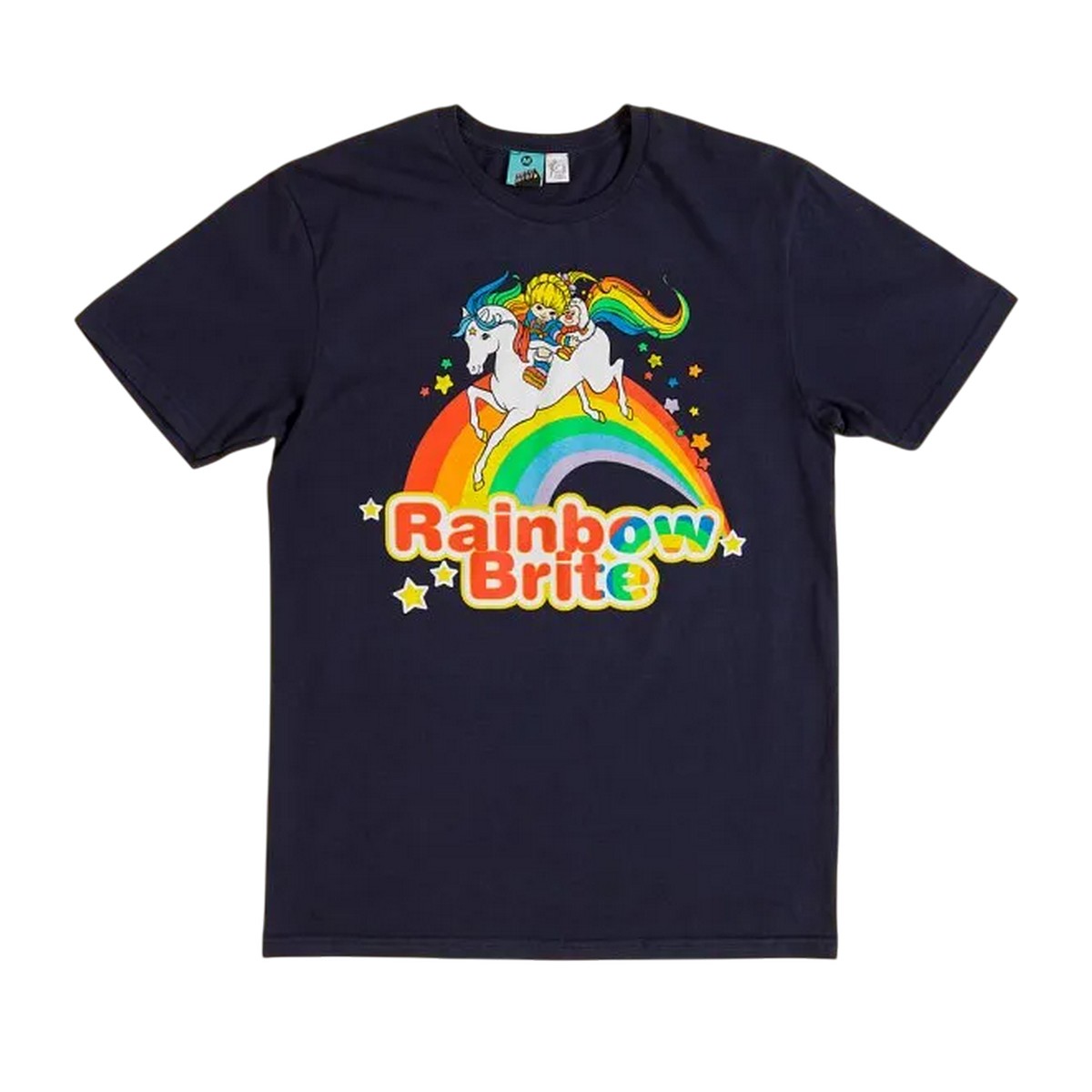 (魔法少女レインボーブライト) Rainbow Brite オフィシャル商品 ユニセックス Jump Tシャツ ロゴ 半袖 トップス 【海外通販】