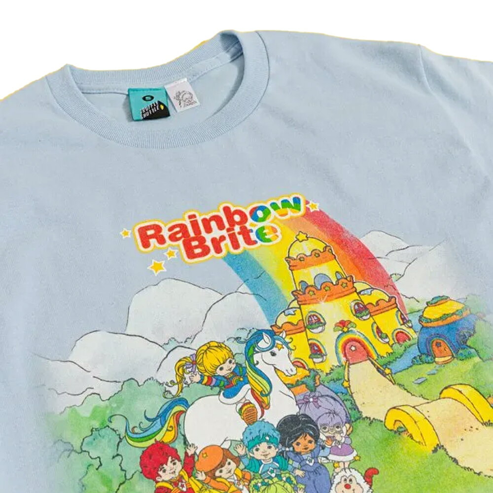 (魔法少女レインボーブライト) Rainbow Brite オフィシャル商品 ユニセックス Colour Kids Land Tシャツ 半袖 トップス 【海外通販】