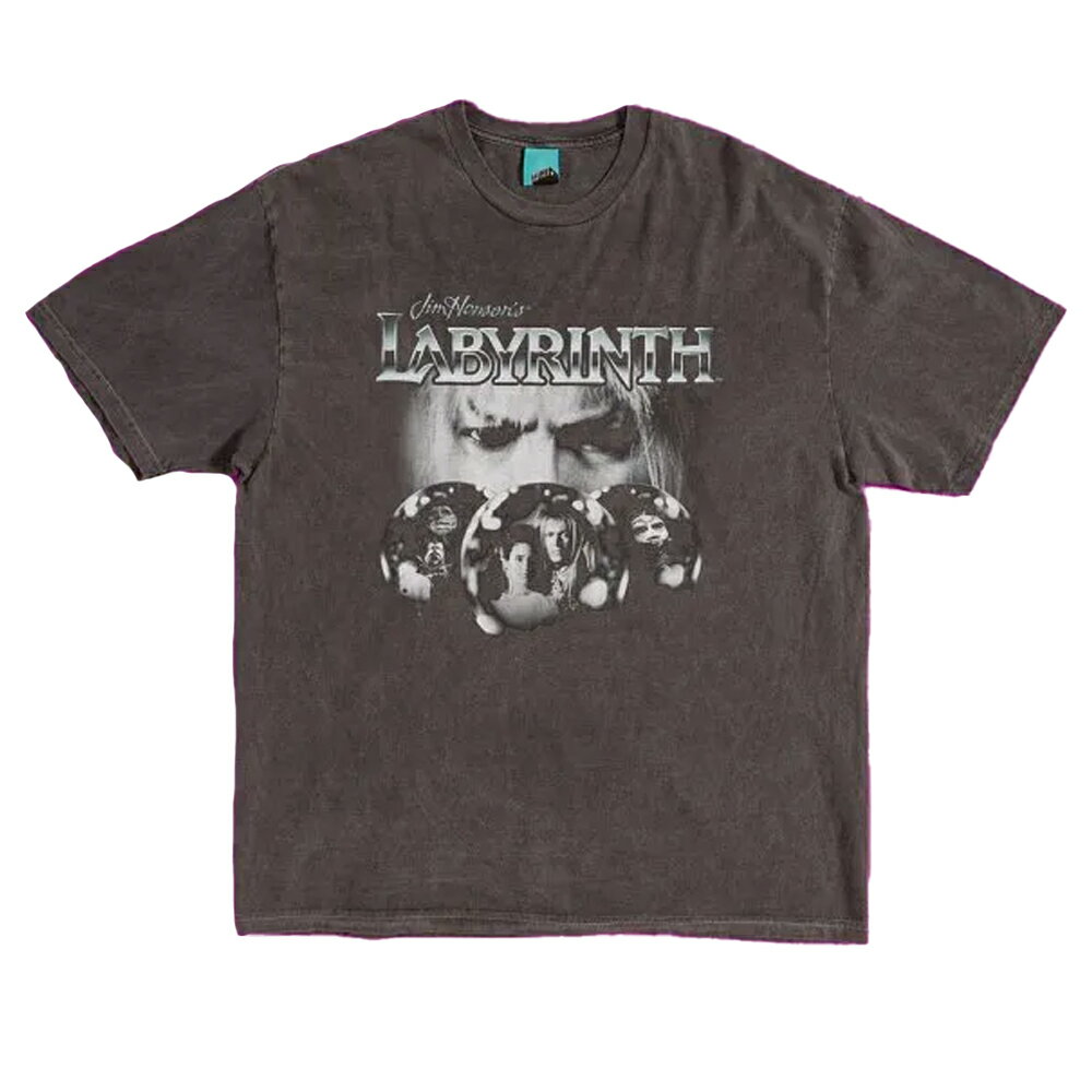 (ラビリンス/魔王の迷宮) Labyrinth オフィシャル商品 ユニセックス Jareth The Goblin King Crystal Ball Tシャツ ビンテージウォッシュ 半袖 【海外通販】