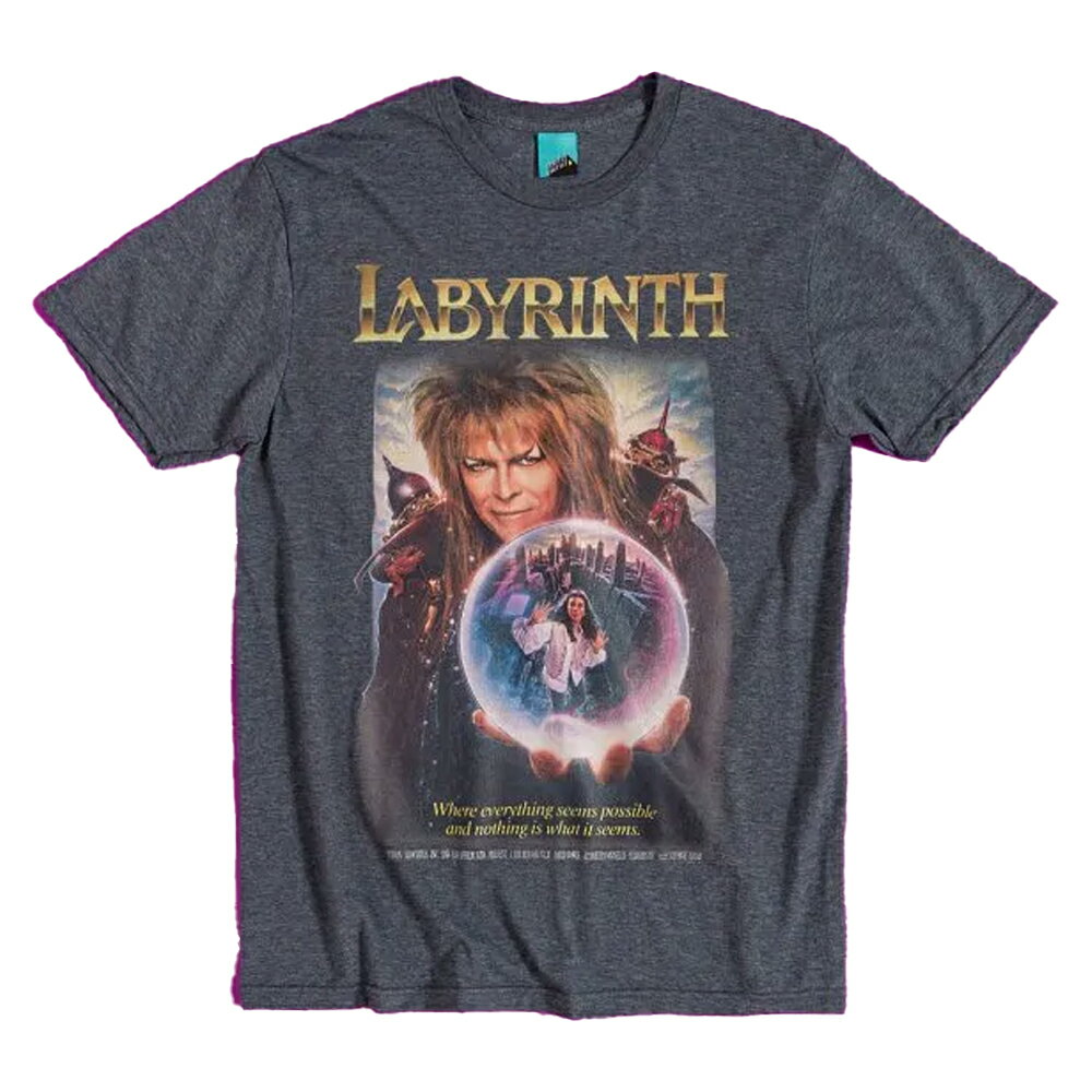 (ラビリンス/魔王の迷宮) Labyrinth オフィシャル商品 ユニセックス Classic Movie Poster Tシャツ 半袖 トップス 【海外通販】