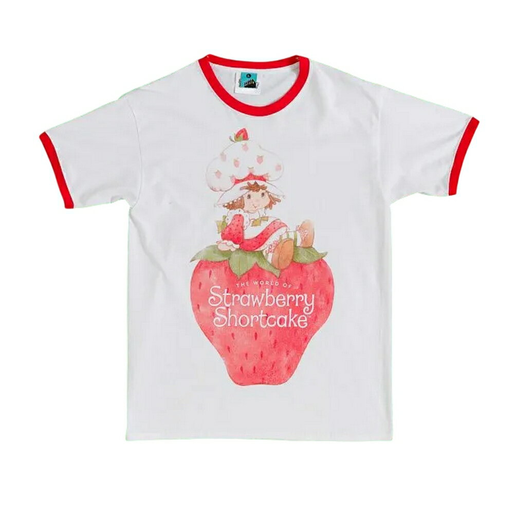 (ストロベリーショートケーキ) Strawberry Shortcake オフィシャル商品 ユニセックス Artwork Tシャツ 半袖 トップス 【海外通販】