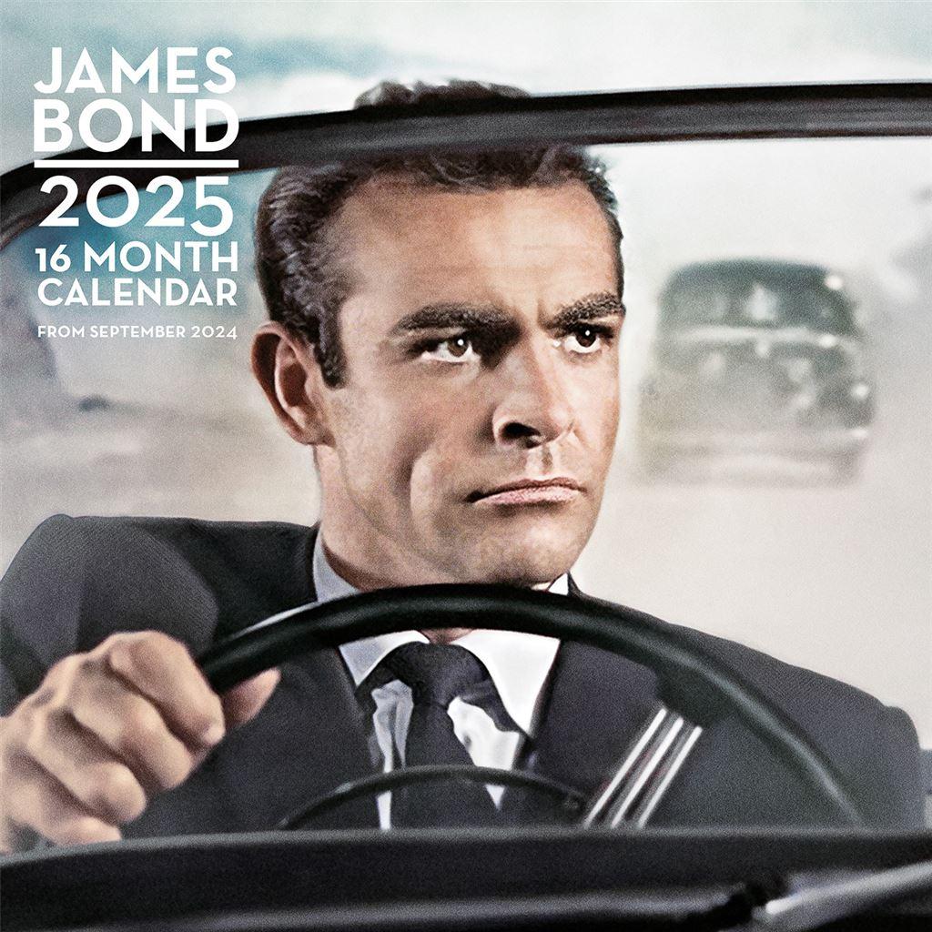 (ジェームズ・ボンド007) James Bond オフィシャル商品 2025 カレンダー ウォールカレンダー 【海外通販】