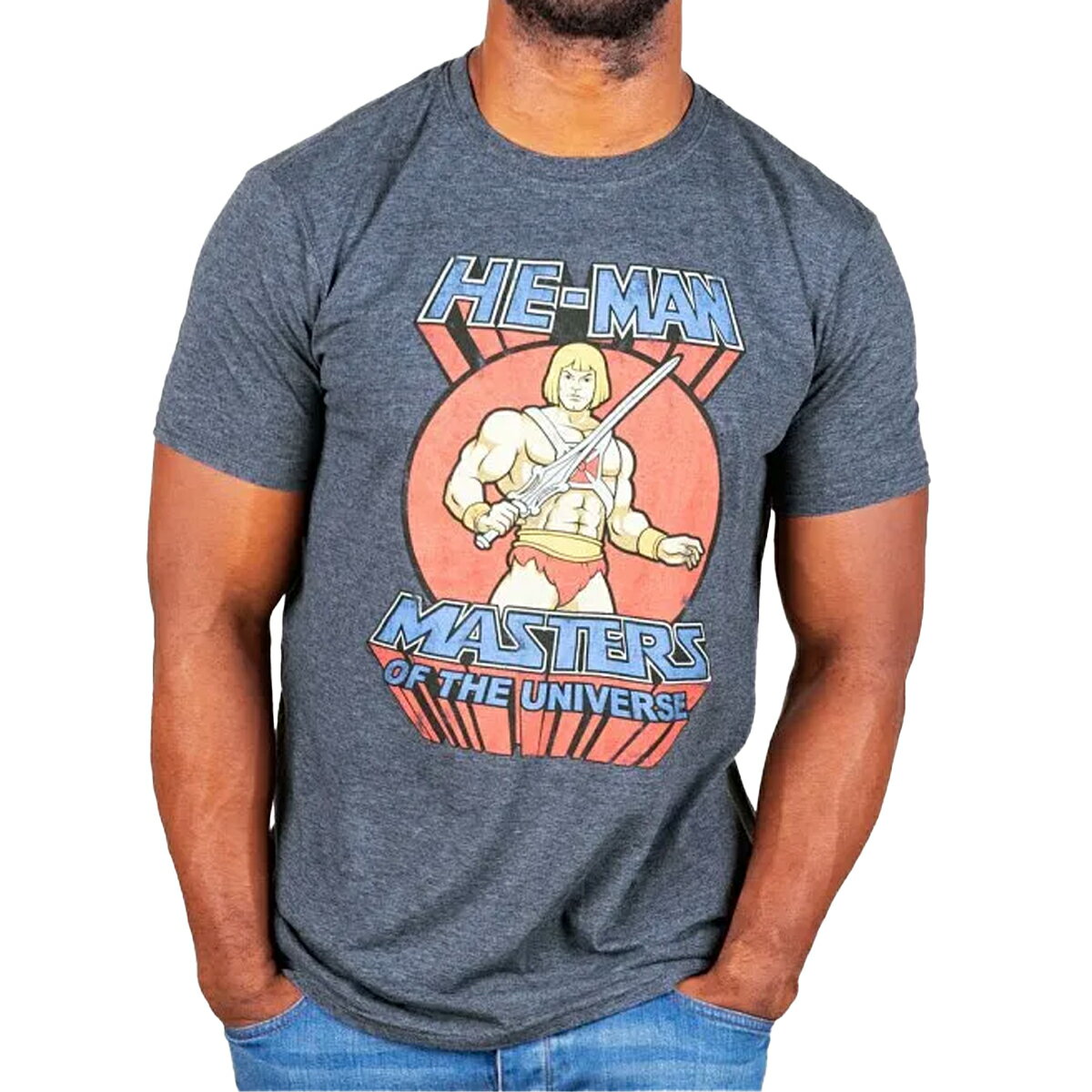(マスターズ・オブ・ユニバース) He-Man Masters Of The Universe オフィシャル商品 メンズ Classic Tシャツ 半袖 トップス 【海外通販】
