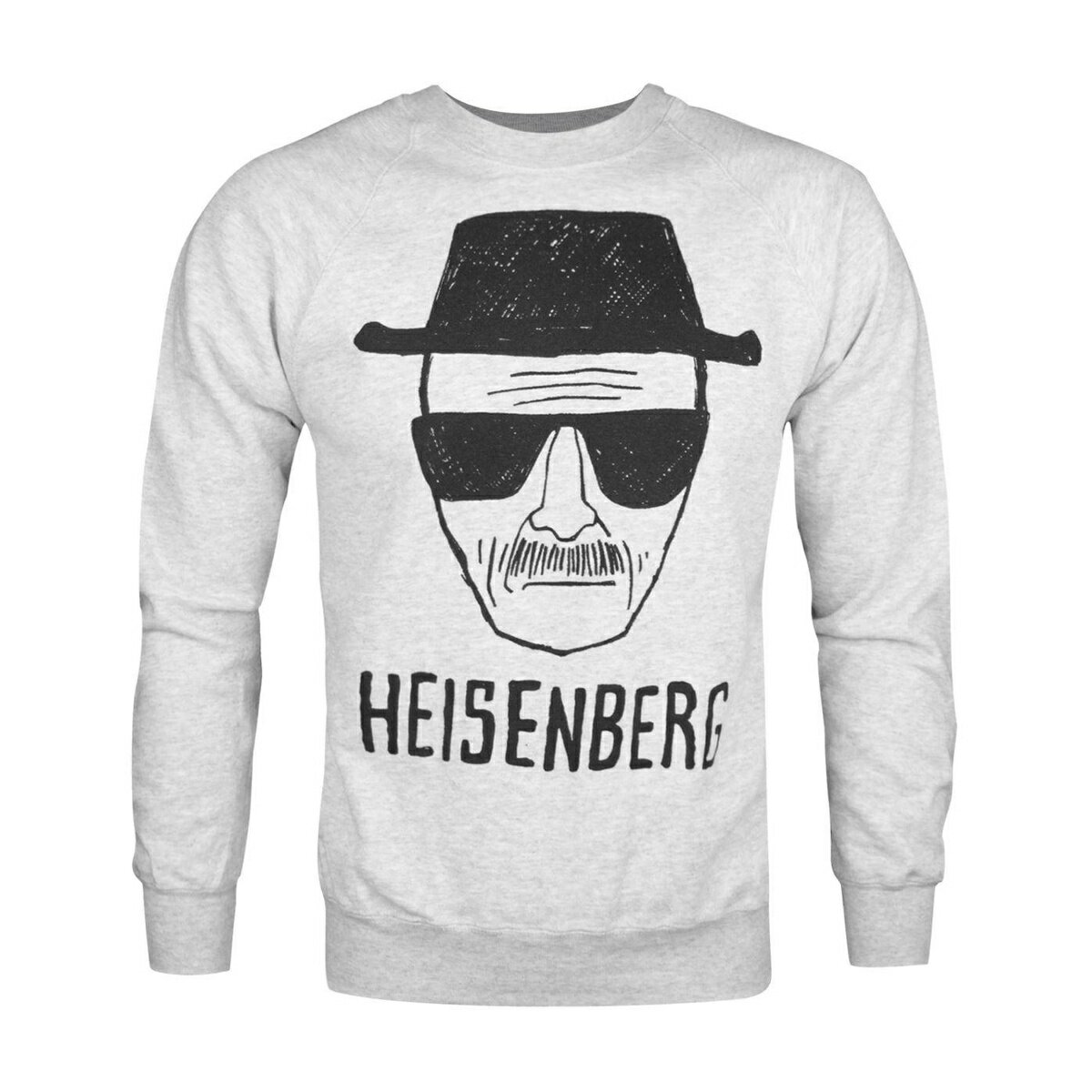 (ブレイキング・バッド) Breaking Bad オフィシャル商品 メンズ Heisenberg スケッチ トレーナー 長袖 スエットシャツ 