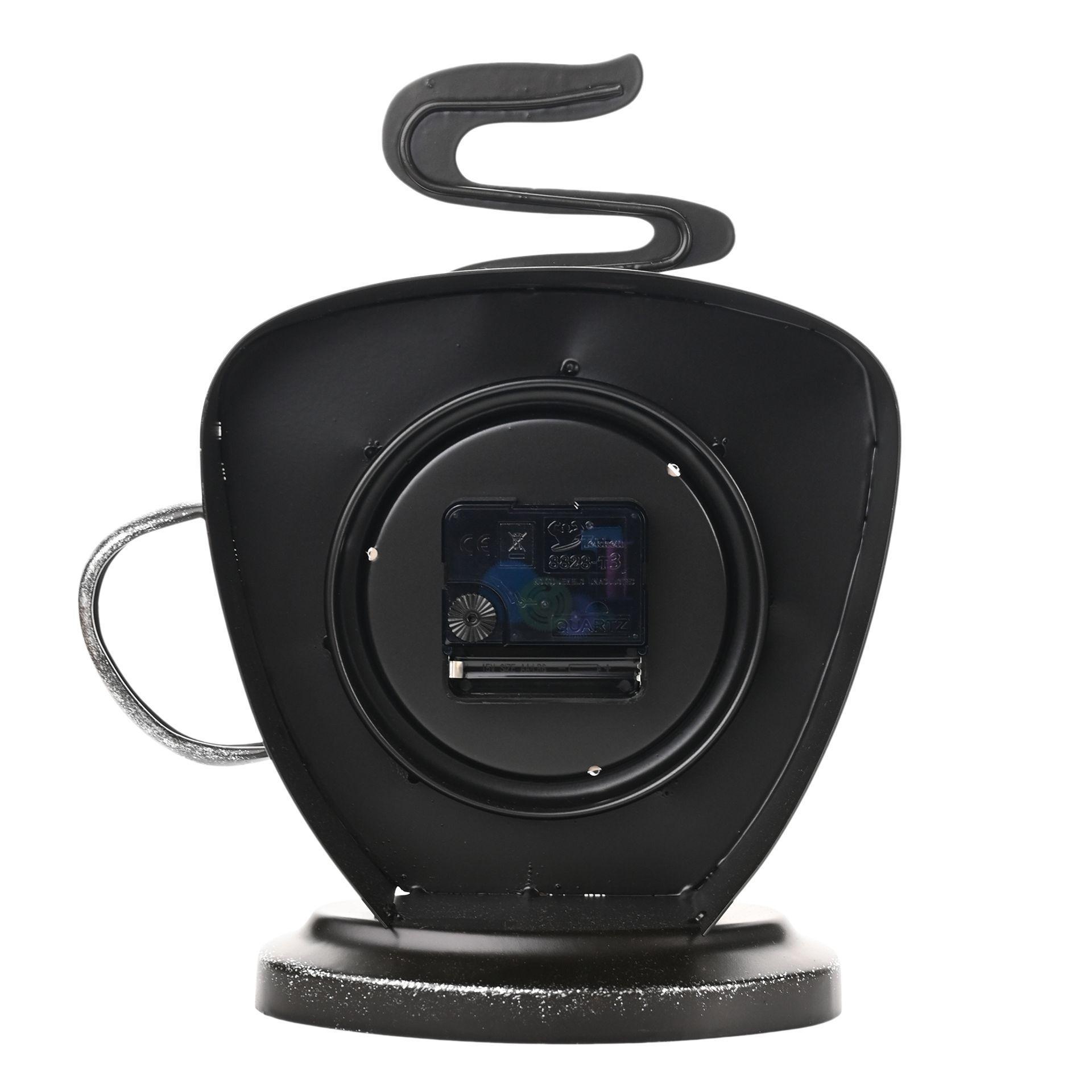 (ホームタイム) Hometime 時計 メタル マントルクロック 置時計 コーヒーカップ 【海外通販】